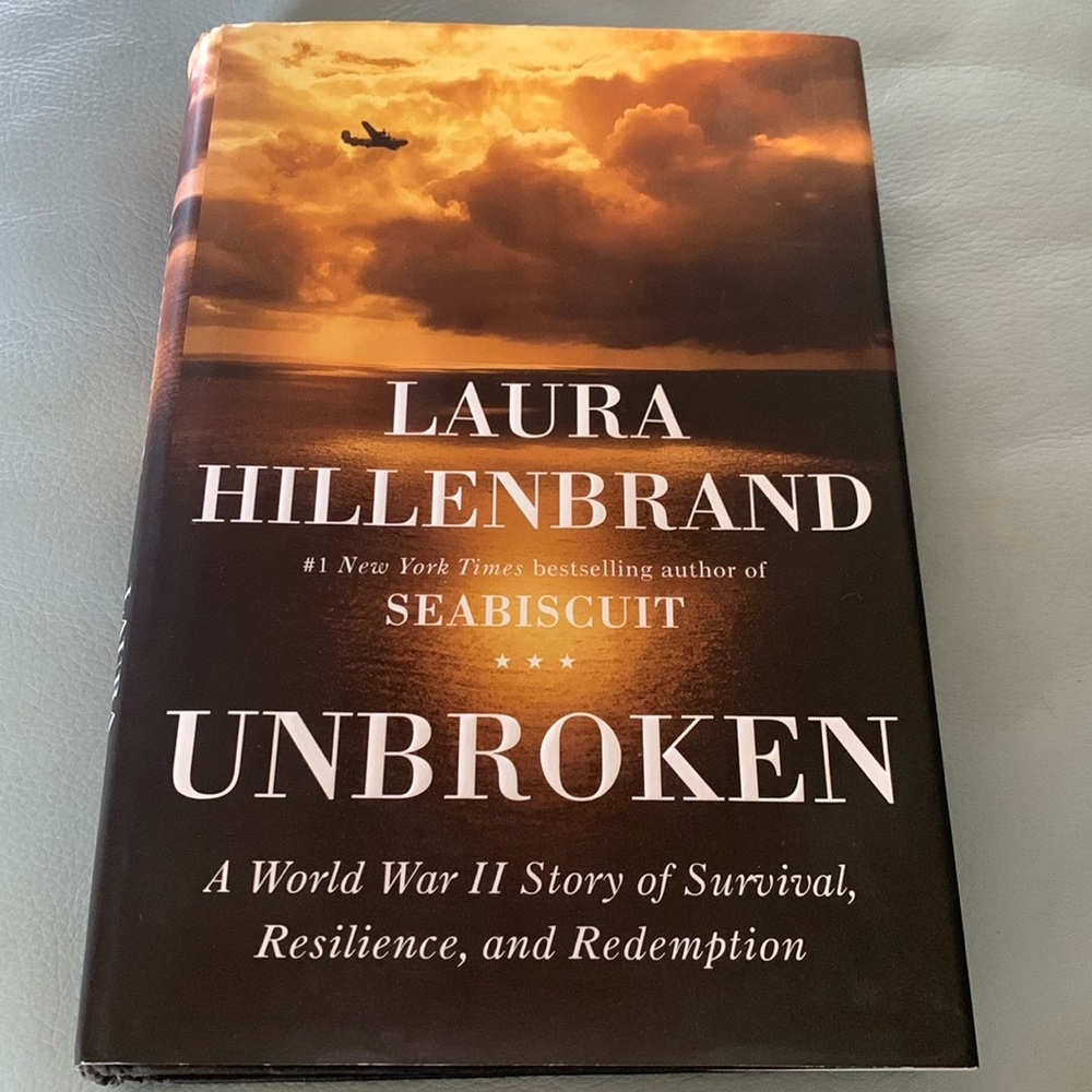 3/$15 Unbroken hardcover book by Laura Hillenbrand
